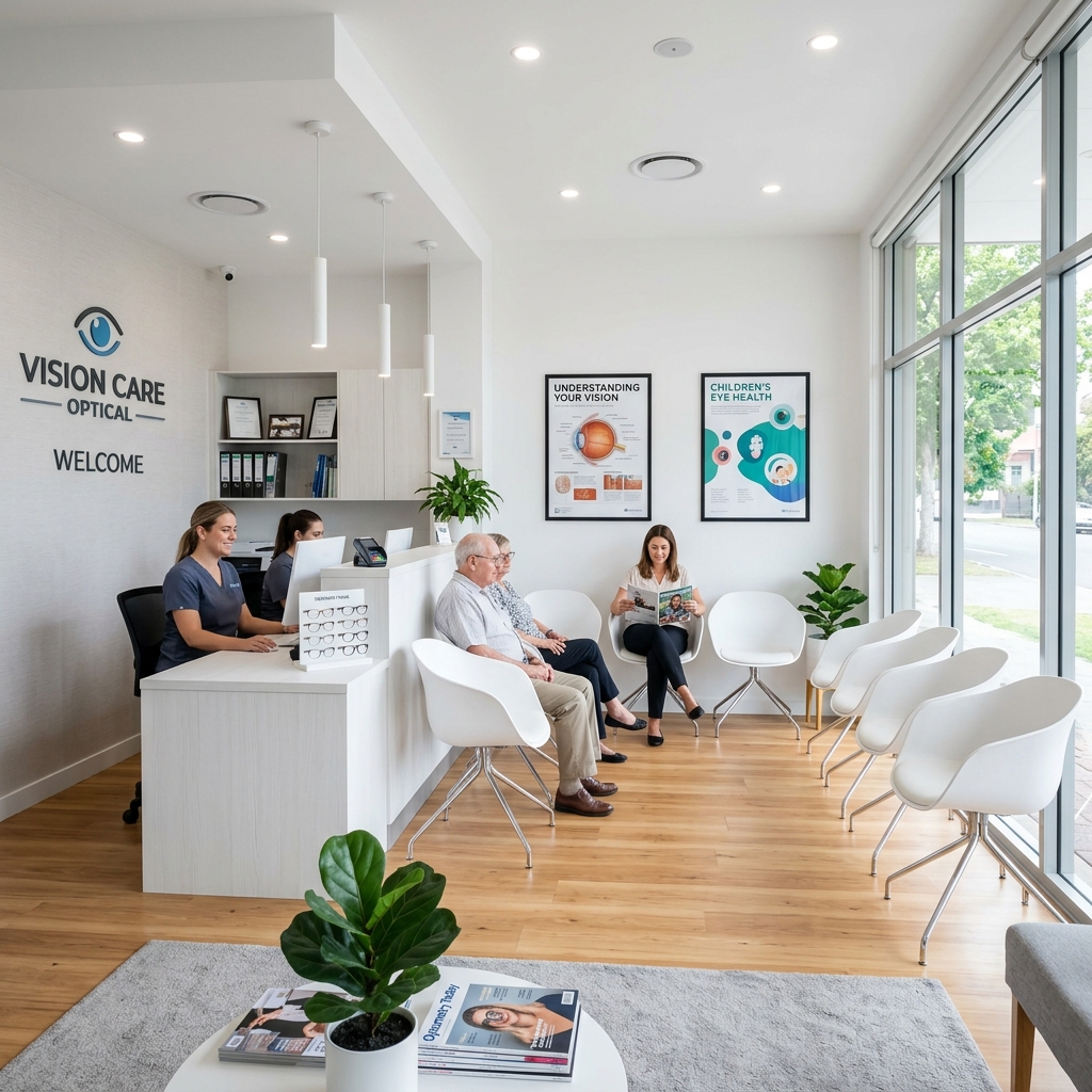 Recepção da clínica parceira